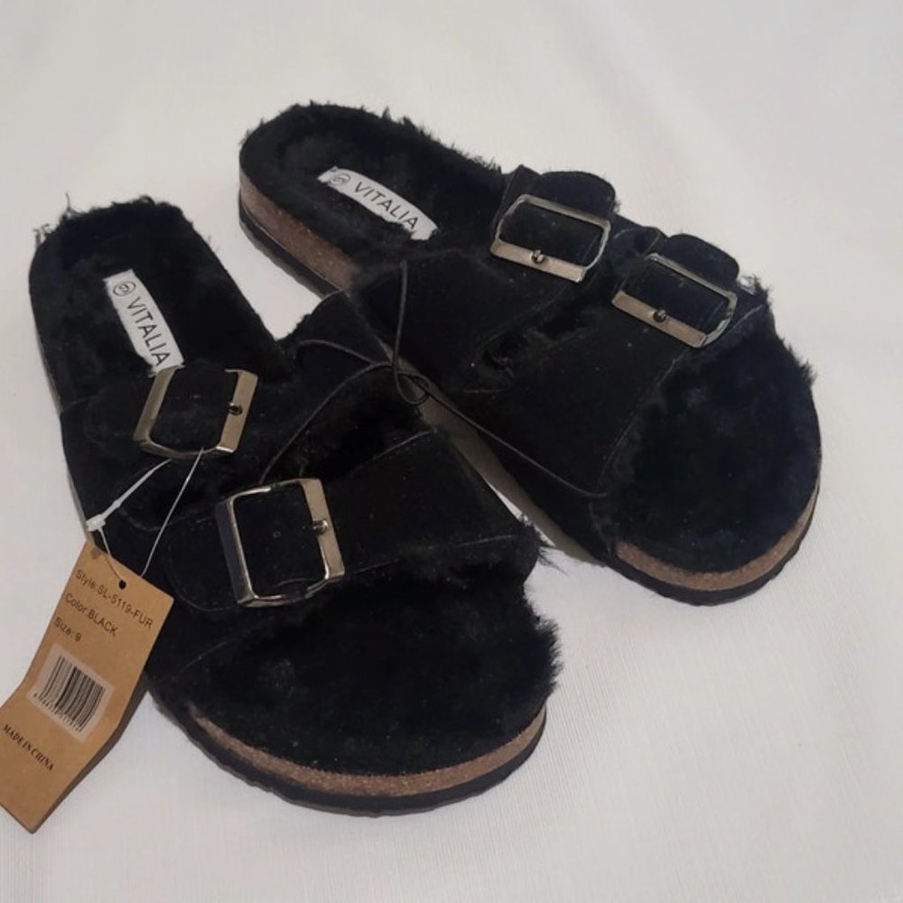 Women's Slippers fur Size 9